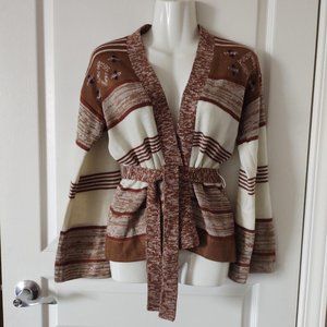 Vintage Knit Cardigan JC Penney - SIZE L but fits like SIZE S